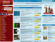 Tablet Screenshot of gramonline.pl